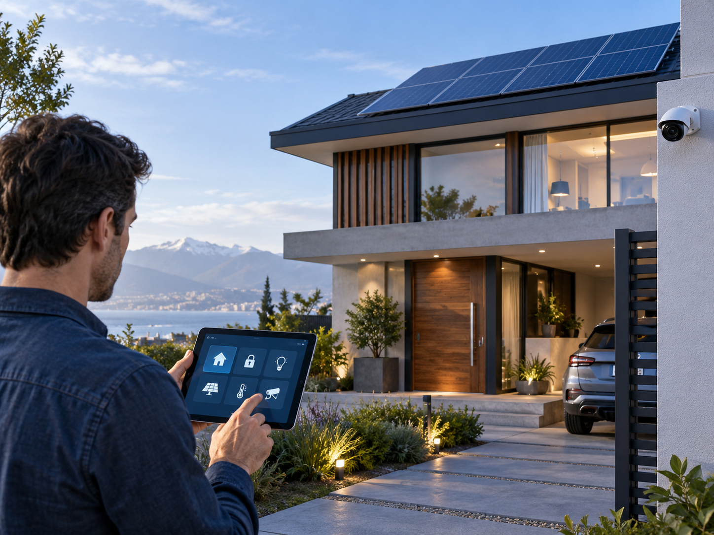 Proyecto integrado de energía, seguridad y domótica